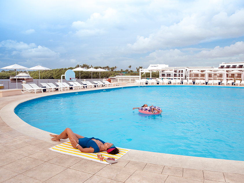 בריכה קלאב מד Cancun Yucatan מקסיקו