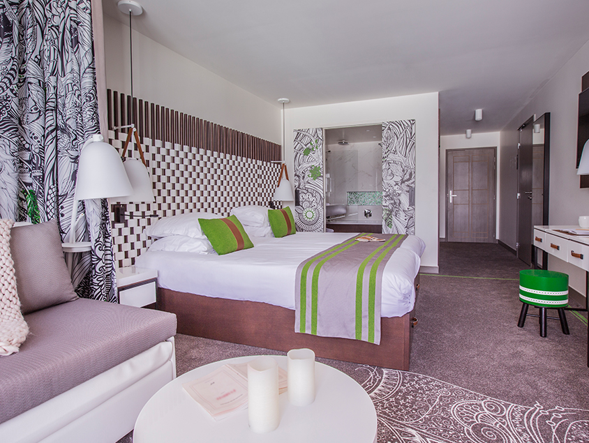 חדר שינה בקלאב מד Grand Massif Samoëns Morillon צרפת