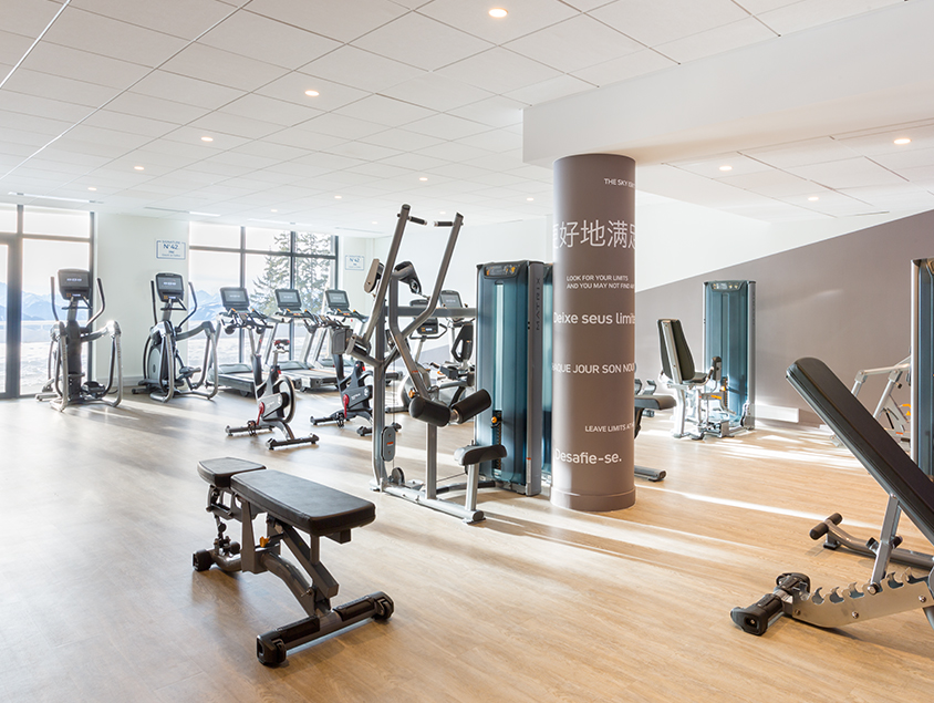 חדר כושר קלאב מד Les Arcs Panorama סקי צרפת