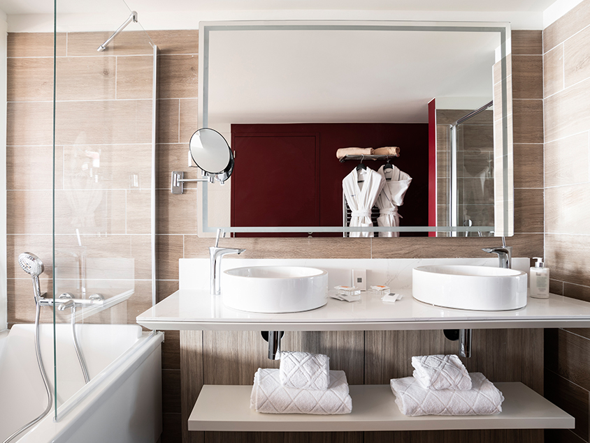 חדר אמבטיה בקלאב מד Les Arcs Panorama צרפת