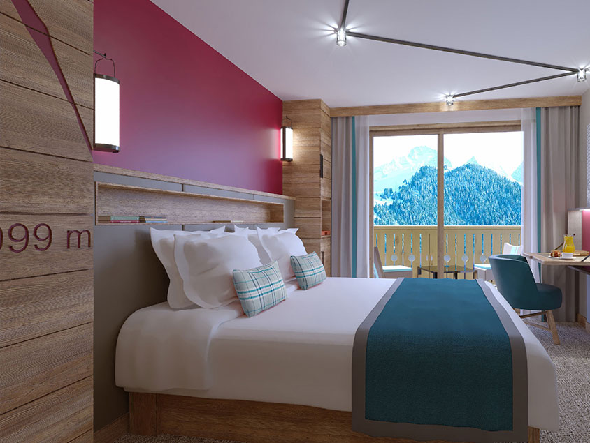 חדר קלאב מד סקי Alpe d'huez צרפת