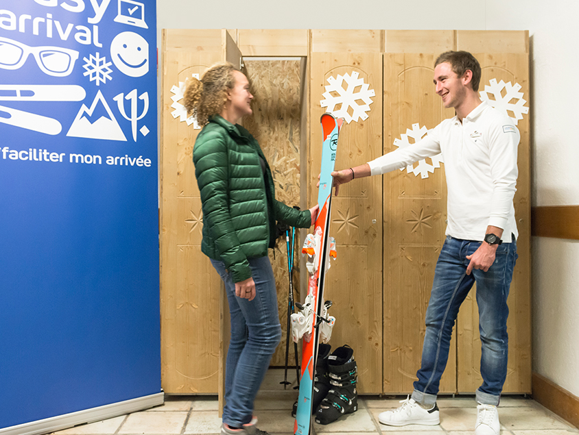 חדר ציוד קלאב מד סקי Arcs extreme צרפת