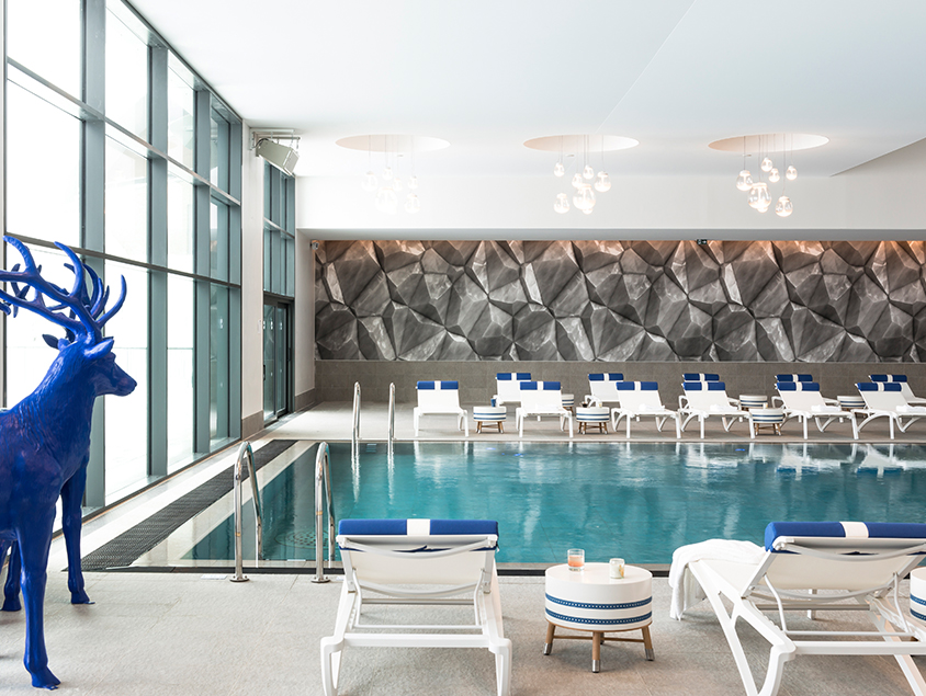 בריכה מקורה קלאב מד סקי Grand Massif Samoëns Morillon צרפת