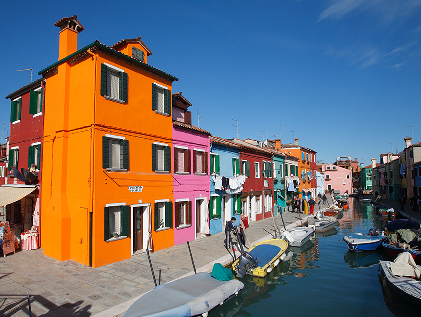 שייט תעלות Marano באיטליה